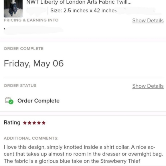 Liberty of London Art Fabric Skinny Scarf Matilda Rose Yellow Bespoke - Picture 11 of 15